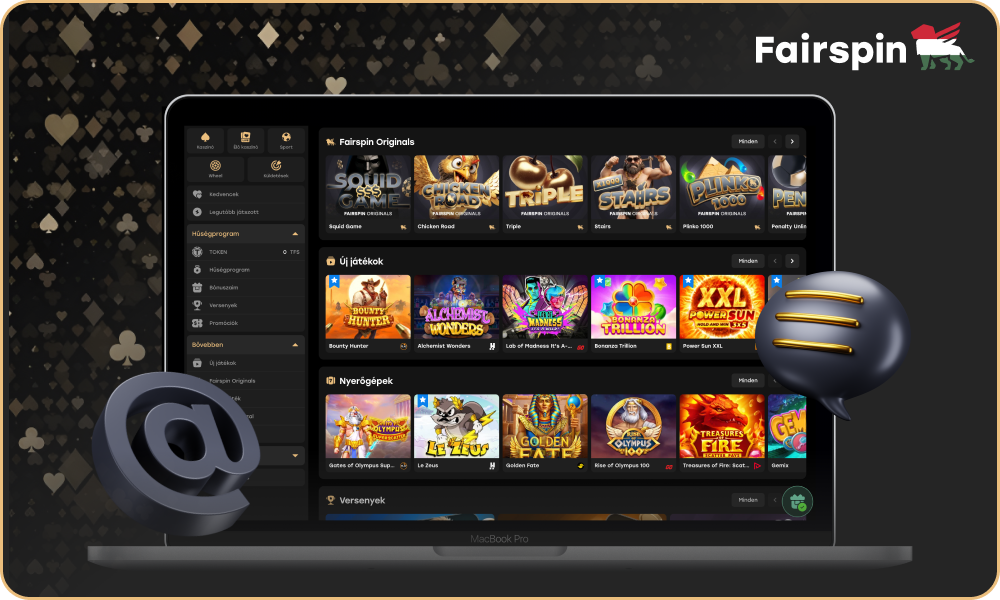 A Fairspin Casino ügyfélszolgálatához a magyar felhasználók az alábbi elérhető csatornákon keresztül fordulhatnak